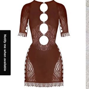 Poster girl Miranda dress in color “syrup”